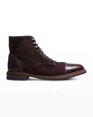 Men's Landon Leather Lace-Up Ankle Boots
