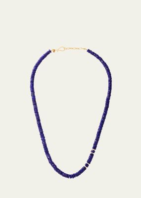 Men's Lapis Lazuli Beaded Necklace