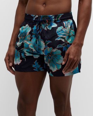 Men's Large Floral Swim Shorts