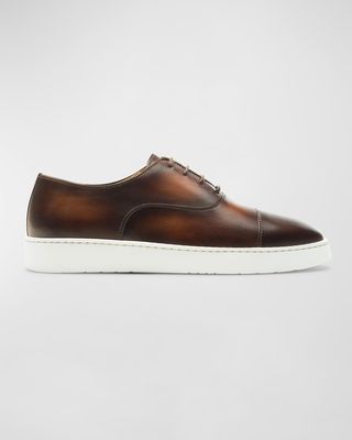 Men's Lasaro Leather Oxford Sneakers