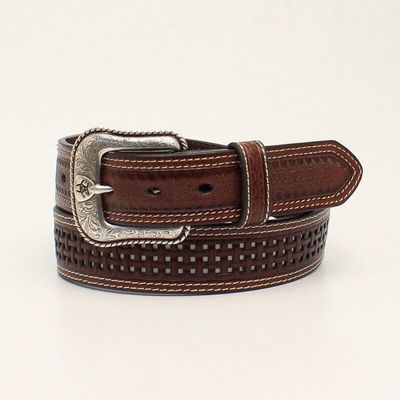 Men's Lattice belt in Brown, Size: 32 by Ariat