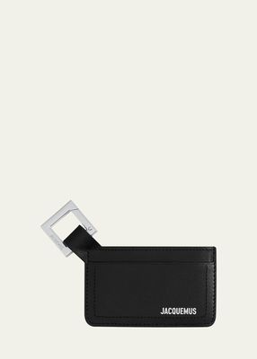 Men's Le Porte Cartes Cuerda Leather Card Holder
