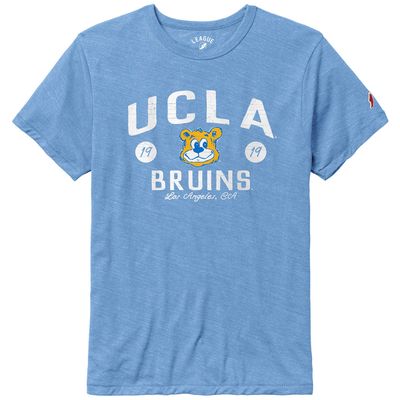 Men's League Collegiate Wear Blue UCLA Bruins Bendy Arch Victory Falls Tri-Blend T-Shirt