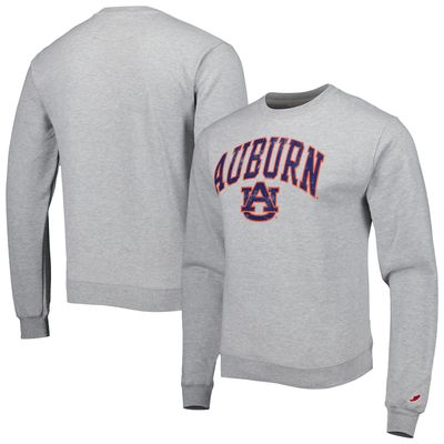 Men's League Collegiate Wear Gray Auburn Tigers 1965 Arch Essential Lightweight Pullover Sweatshirt