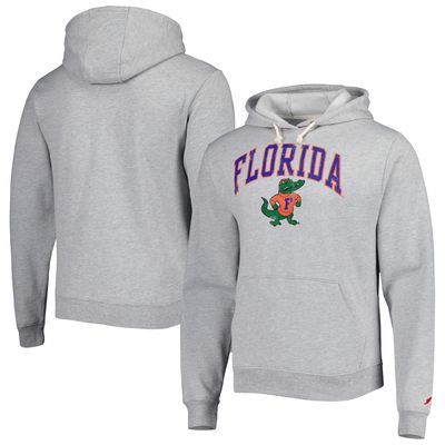 Men's League Collegiate Wear Gray Florida Gators Arch Essential Pullover Hoodie