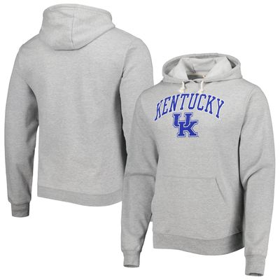 Men's League Collegiate Wear Heather Gray Kentucky Wildcats Arch Essential Pullover Hoodie