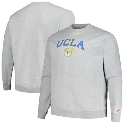 Men's League Collegiate Wear Heather Gray UCLA Bruins Tall Arch Essential Pullover Sweatshirt