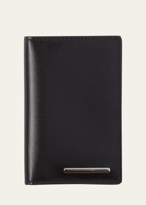 Men's Leather Bifold Card Holder