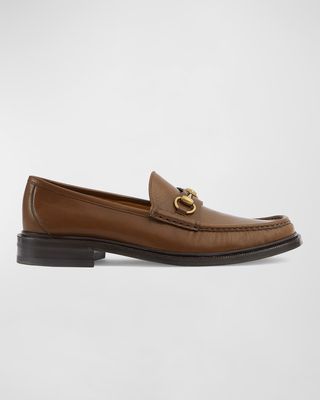 Men's Leather Bit Loafers