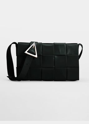 Men's Leather Cassette Crossbody Bag