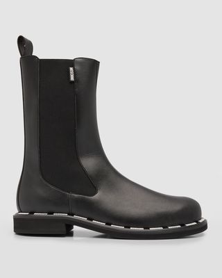 Men's Leather Label Pull-On Boots