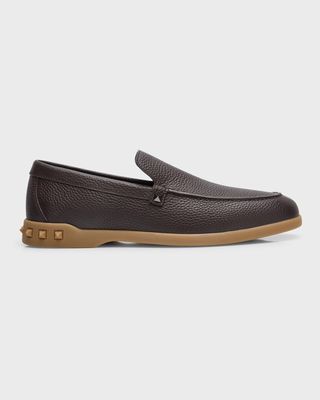 Men's Leather Leisure Slip-On Loafers
