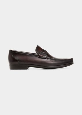 Men's Leather Moccasin Loafers