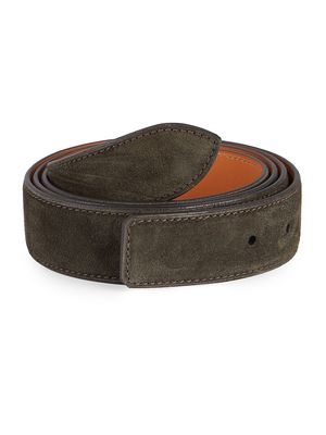 Men's Leather Strap - Khaki - Size 40 - Khaki - Size 40