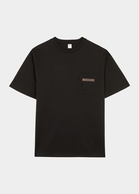 Men's Leather Tab T-Shirt