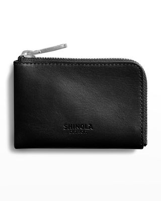 Men's Leather Zip Key Wallet