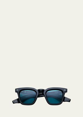 Men's Leclair Acetate Square Sunglasses