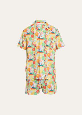 Men's Ledbury 49 Short Cotton Pajama Set