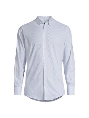 Men's Leeward Button-Front Shirt - White - Size XXL - White - Size XXL