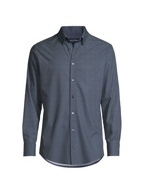 Men's Leeward Dress Shirt - Navy Dash - Size XXL