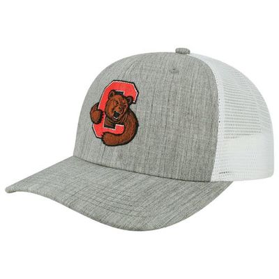 Men's Legacy Athletic Heather Gray/White Cornell Big Red The Champ Trucker Snapback Hat