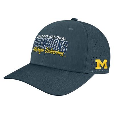 Men's Legacy Athletic Navy Michigan Wolverines College Football Playoff 2023 National Champions REMPA Performance Adjustable Hat