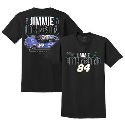 Men's LEGACY Motor Club Team Collection Black Jimmie Johnson 2023 #84 Club Wyndham T-Shirt