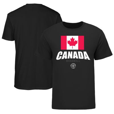 Men's LEGENDS Black Canada Baseball 2023 World Baseball Classic Federation T-Shirt
