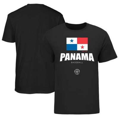 Men's LEGENDS Black Panama Baseball 2023 World Baseball Classic Federation T-Shirt