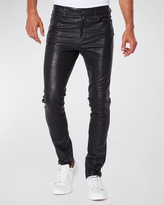 Men's Lennox Slim Leather Pants