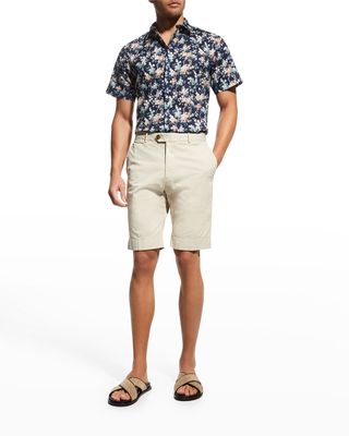 Men's Liberty Linen Floral Sport Shirt