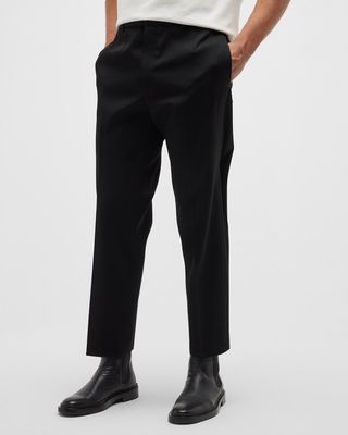 Men's Light Wool Gabardine Trousers