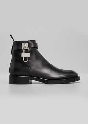 Men's Lock Ankle Boots