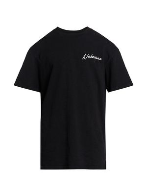 Men's Logo Bunny Garden T-Shirt - Black - Size XS