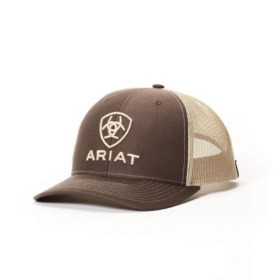 Men's Logo Snap Back Cap in Brown by Ariat