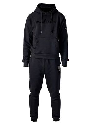 Men's Logo Sweatsuit - Black - Size Large