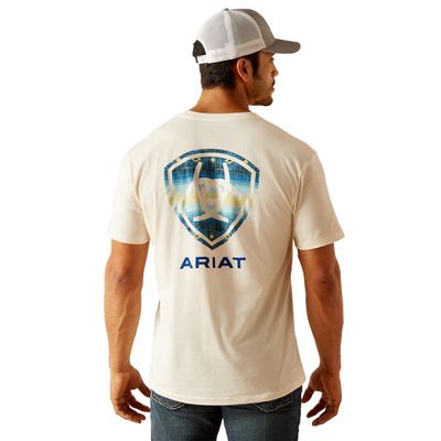 Men's Logo T-Shirt in Off White