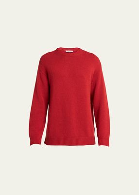 Men's Loose-Gauge Wool Sweater