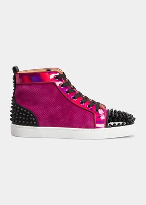 Men's Lou Spikes 2 Leather High Top Sneakers
