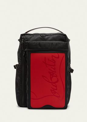 Men's Loubideal Sneaker Sole Nylon Backpack
