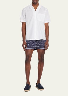 Men's Louis Bandana-Print Shorts