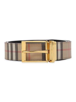 Men's Louis Check Belt - Archive Beige - Size 44