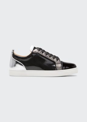 Men's Louis Junior Orlato Patent Leather Low-Top Sneakers