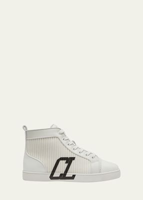 Men's Louis Varsimax Monogram High-Top Sneakers