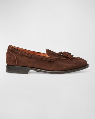 Men's Luther Calf Suede Tassel Loafers