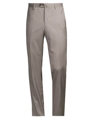 Men's Lux Wool Twill Pants - Tan Melange - Size 36
