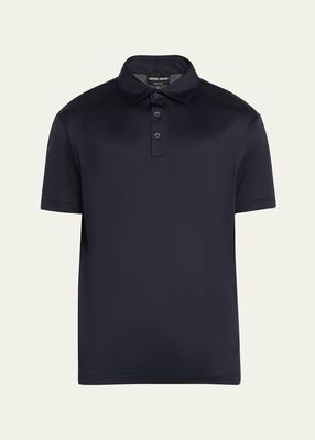 Men's Luxe Jersey Polo Shirt