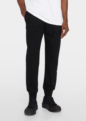 Men's Luxe Wool-Cashmere Jogger Pants