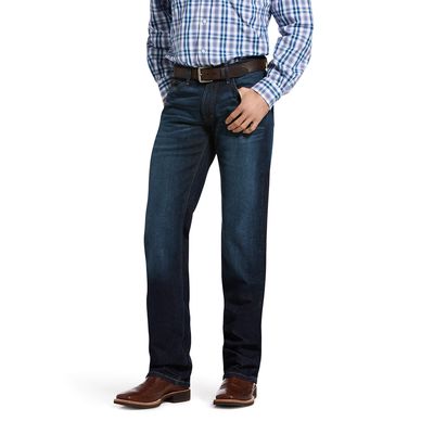 Men's M5 Slim Stretch Legacy Stackable Straight Leg Jeans in Durham Cotton/Spandex, Size: 28 X 30 by Ariat