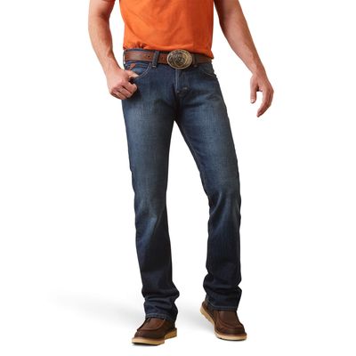 Men's M7 Rocker Stretch Legacy Stackable Straight Leg Jeans in Fremont, Size: 28 X 30 by Ariat